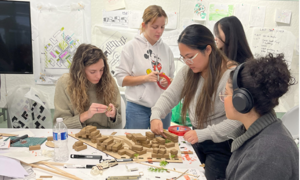 Students at TMU attending a design workshop for a more inclusive waterfront in Toronto.