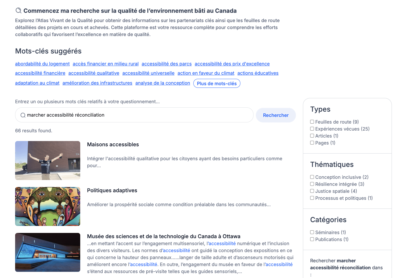  Essayez un, deux ou trois mots-clés pour vous plonger dans la formidable série d'articles et de pages traitant des questions urgentes en matière de qualité !